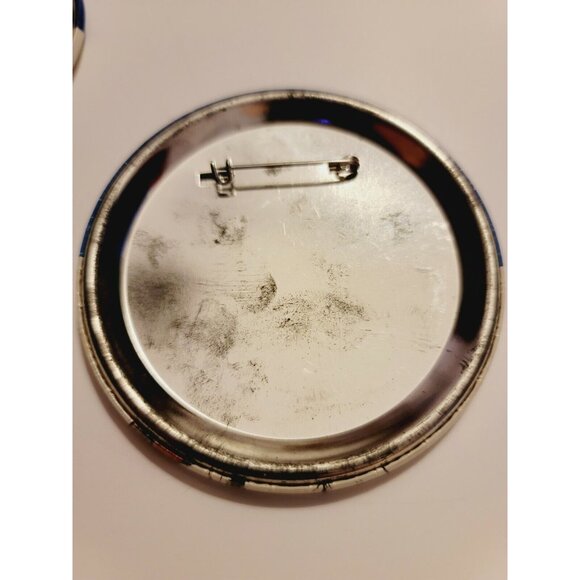 McGRUFF Crime DOG TAKE A BITE OUT OF CRIME VTG 3.5" PROMO PINBACK BUTTON - Picture 4 of 6